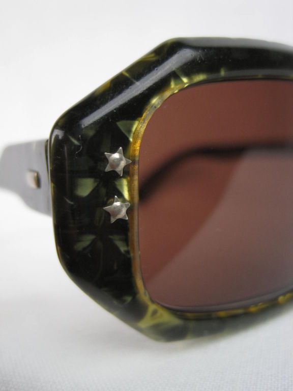 1960's French Sunglasses In Excellent Condition For Sale In Los Angeles, CA