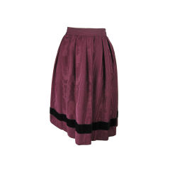 1970's YSL Moiré Skirt