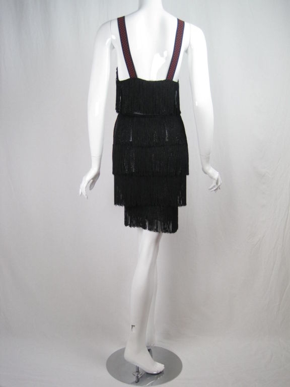 Gaultier Junior Fringed Striped Dress 2