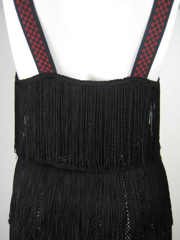 Gaultier Junior Fringed Striped Dress 4