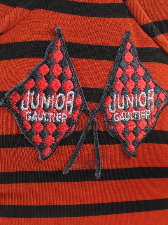 Gaultier Junior Fringed Striped Dress 6