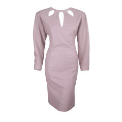 1980's Caritta Pink Leather Dress-SALE!