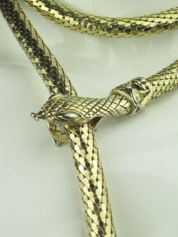 Women's Whiting & Davis Snake Mesh Belt or Necklace