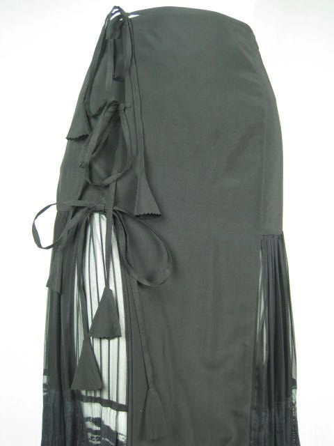 Gaultier Tiered Wrap Skirt 1