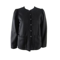 Vintage 1970's YSL Cropped Jacket