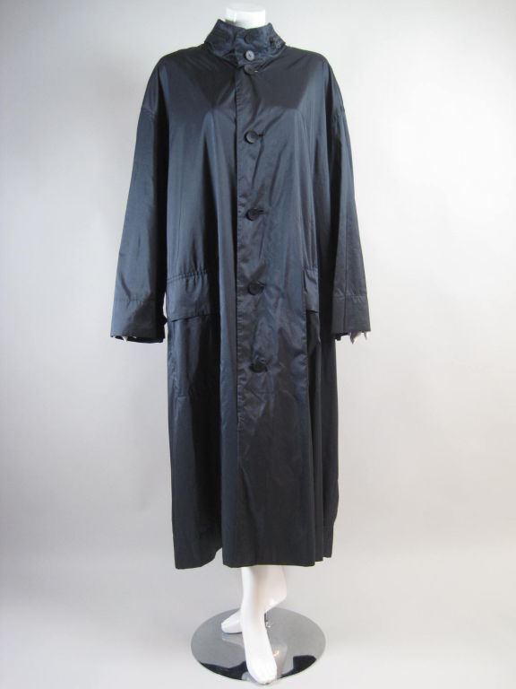 Over-sized men's raincoat from Issey Miyake's 