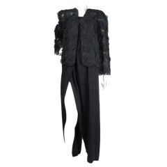 Richilene Gown with Lace Jacket