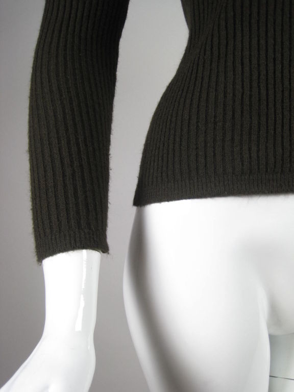 1970's Courreges Ribbed Sweater 3