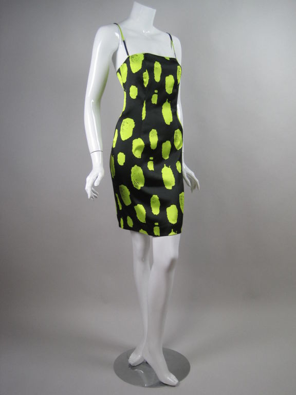 1980's Stephen Sprouse Day-Glo Dress In Excellent Condition In Los Angeles, CA