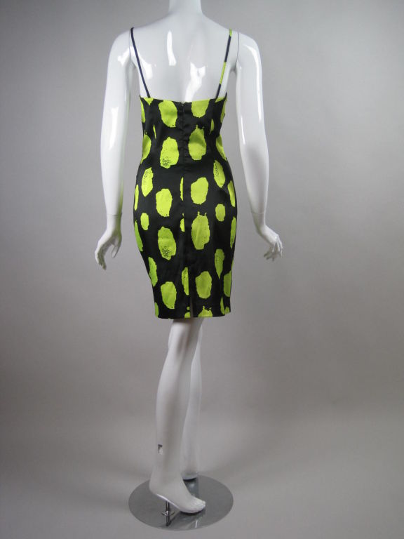 Women's 1980's Stephen Sprouse Day-Glo Dress