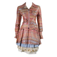 Vintage Christian Lacroix Three-Piece Skirt Suit
