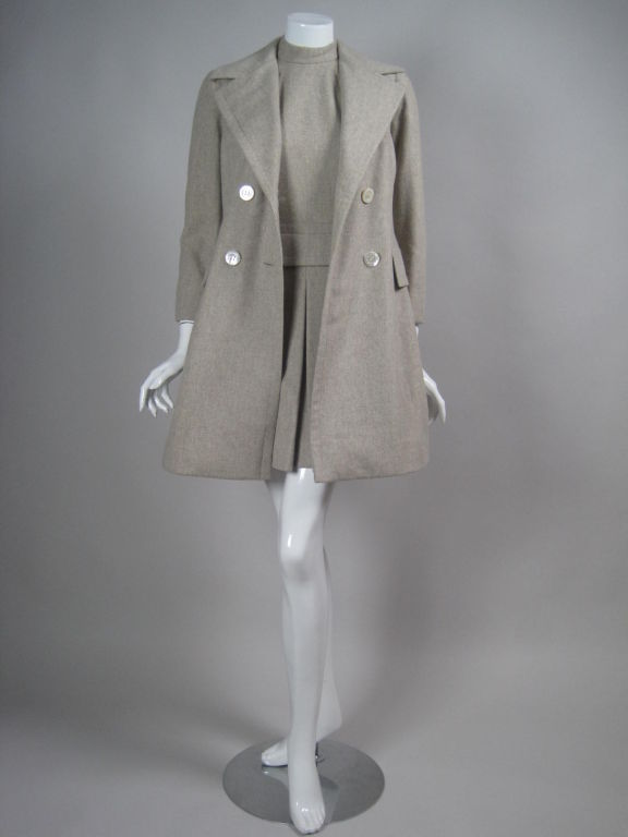 1960's Christian Dior-New York Dress and Coat Ensemble 2