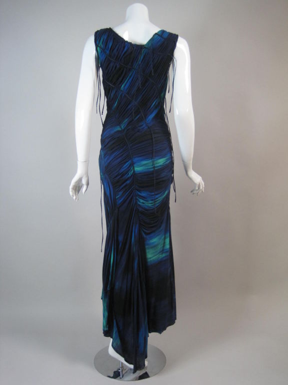 Issey Miyake Ruched Jersey Gown 1