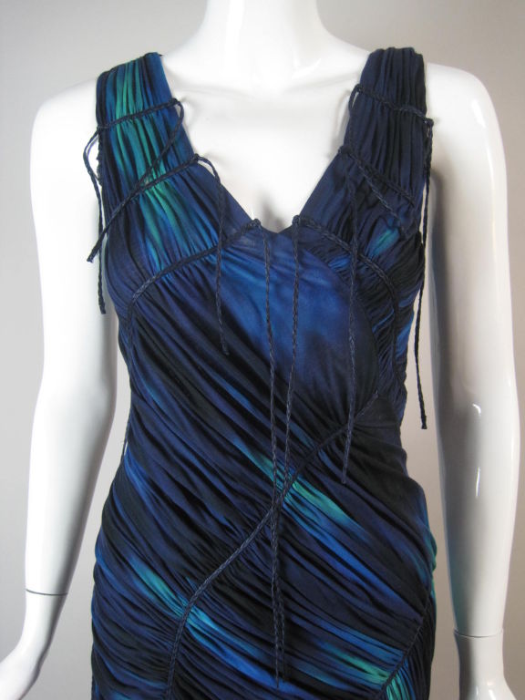 Issey Miyake Ruched Jersey Gown 2