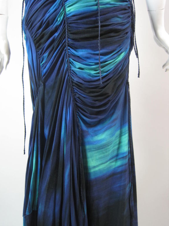 Issey Miyake Ruched Jersey Gown 5