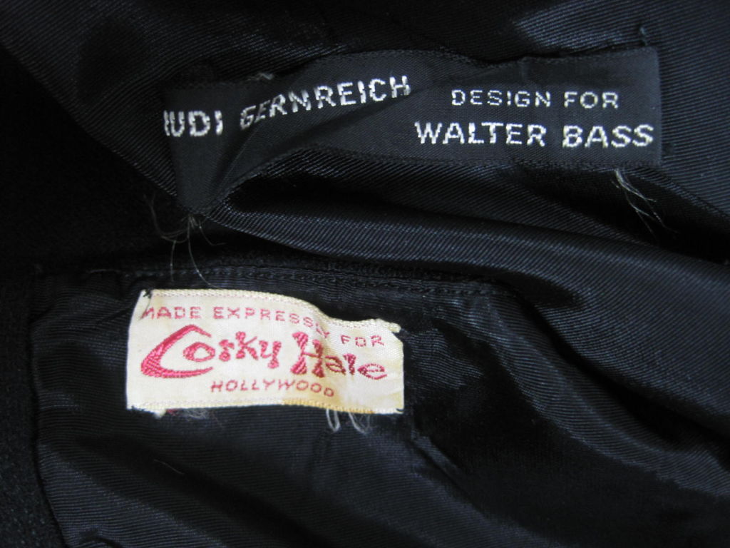 Rudi Gernreich for Walter Bass 1950's Sheath Dress 2