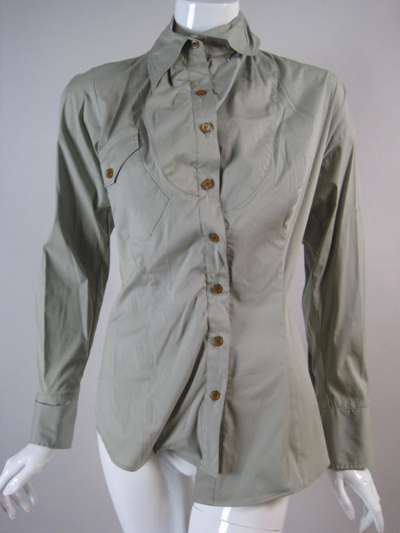 Vivienne Westwood Red Label Asymmetrical Blouse
