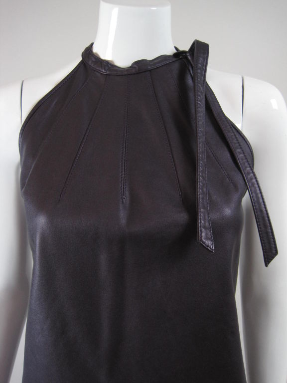 Herve Leger Leather Outfit 1