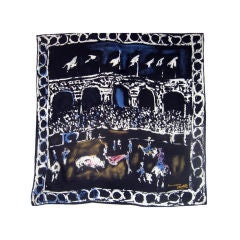 Retro Lanvin Castillo Silk Scarf