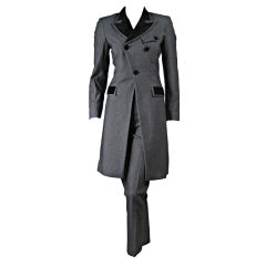 Jean Paul Gaultier Pant Suit with Velvet Trim