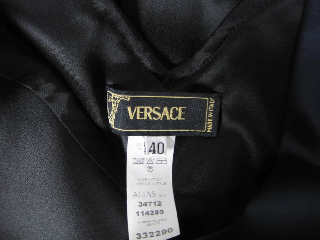 Versace Color-Blocked Cocktail Dress 5