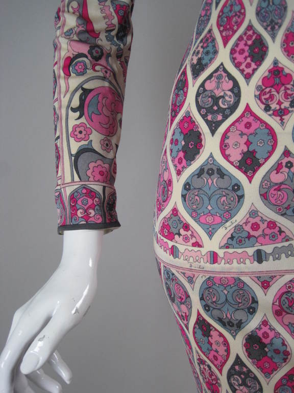 1970's Pucci Silk Jersey Gown 4