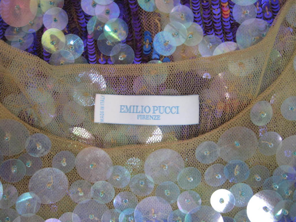 Emilio Pucci Iridescent Party Dress 5