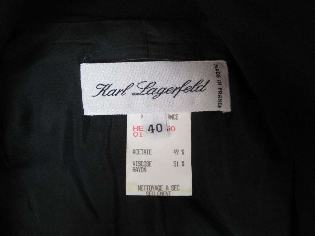 Karl Lagerfeld Jacket with Beaded Floral Sprays 7