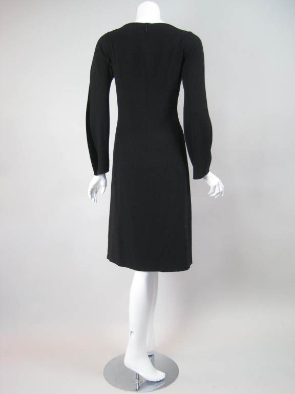 Sonia Rykiel Cocktail Dress with Woman's Silhouette In Excellent Condition In Los Angeles, CA