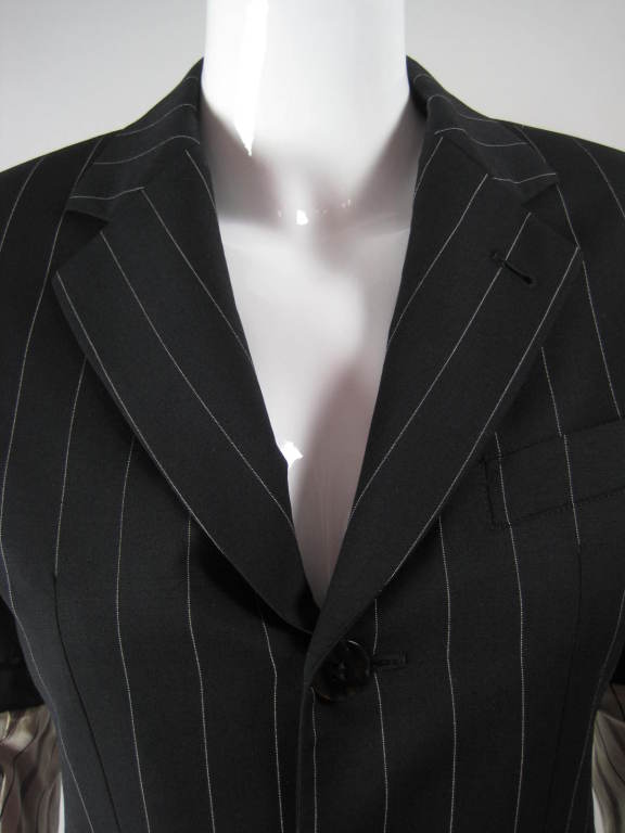 1990's Gaultier Pinstriped Suit 3
