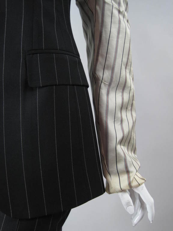 1990's Gaultier Pinstriped Suit 4