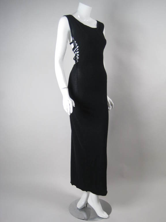 Jean Paul Gaultier Strappy Gown In Excellent Condition In Los Angeles, CA