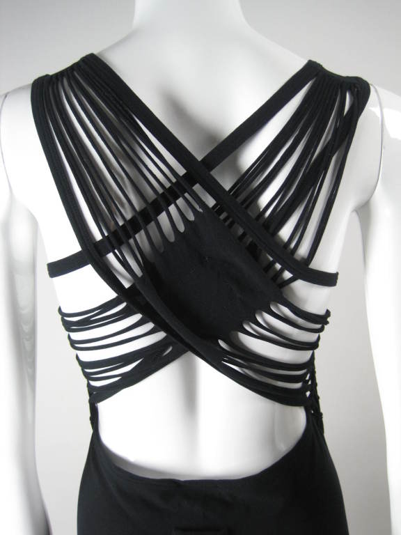 Jean Paul Gaultier Strappy Gown at 1stDibs