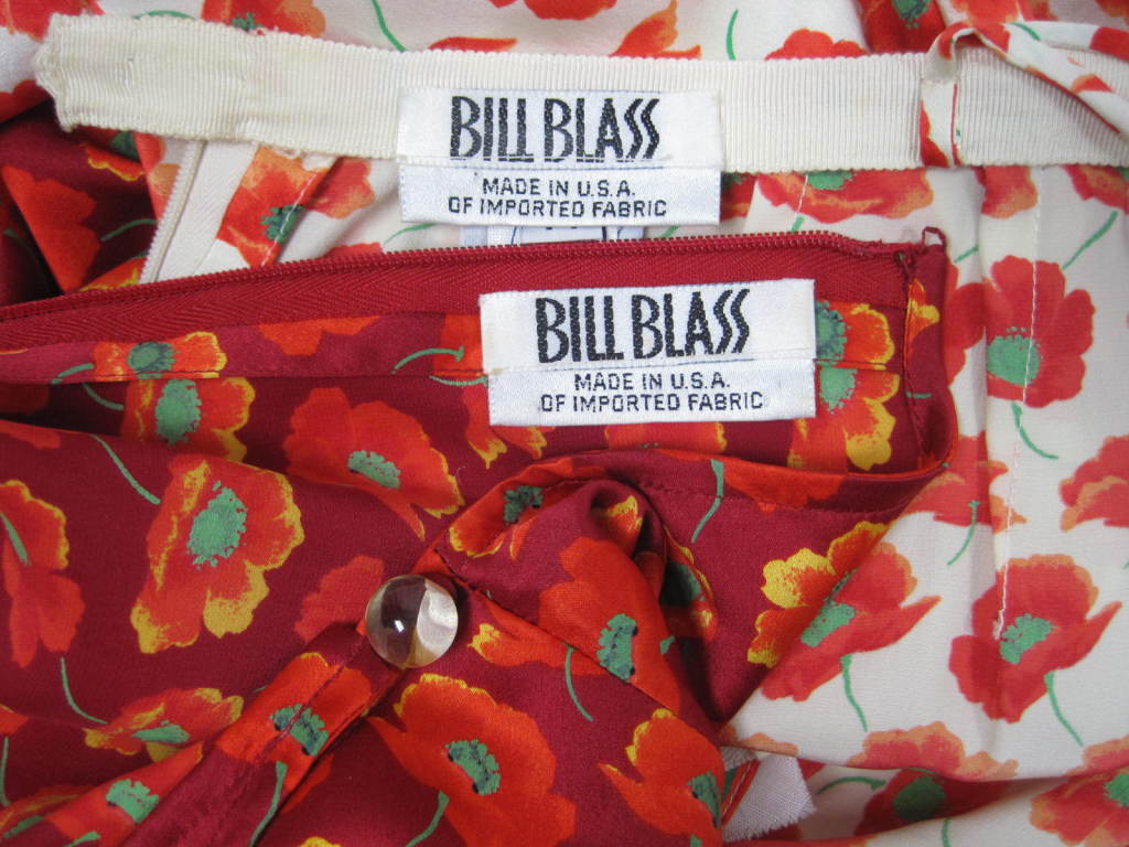 Bill Blass Brightly Colored Silk Charmeuse Ensemble 6