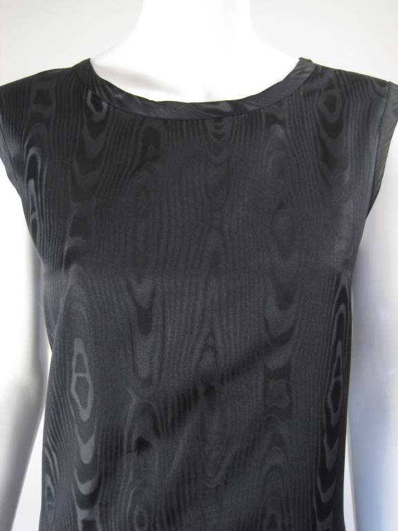 Comme des Garcons Silk Moiré Dress In Excellent Condition For Sale In Los Angeles, CA