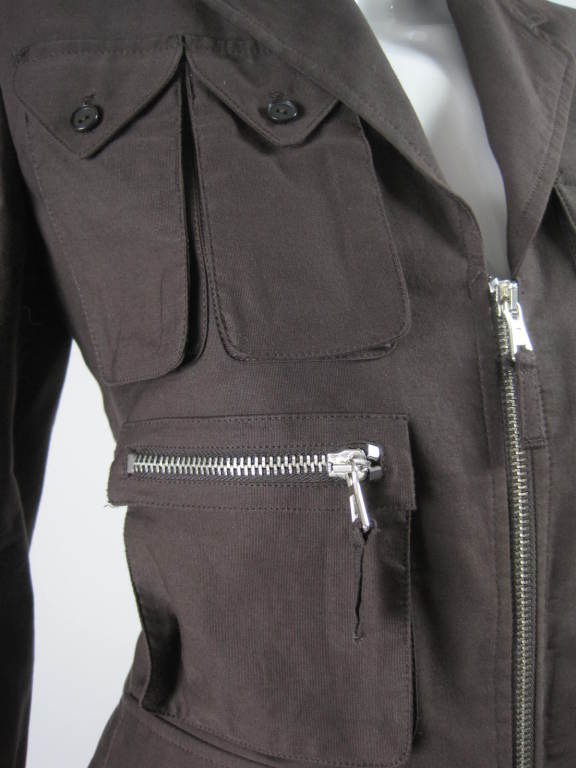 Jean Paul Gaultier Military-Inspired Trouser Suit For Sale 1