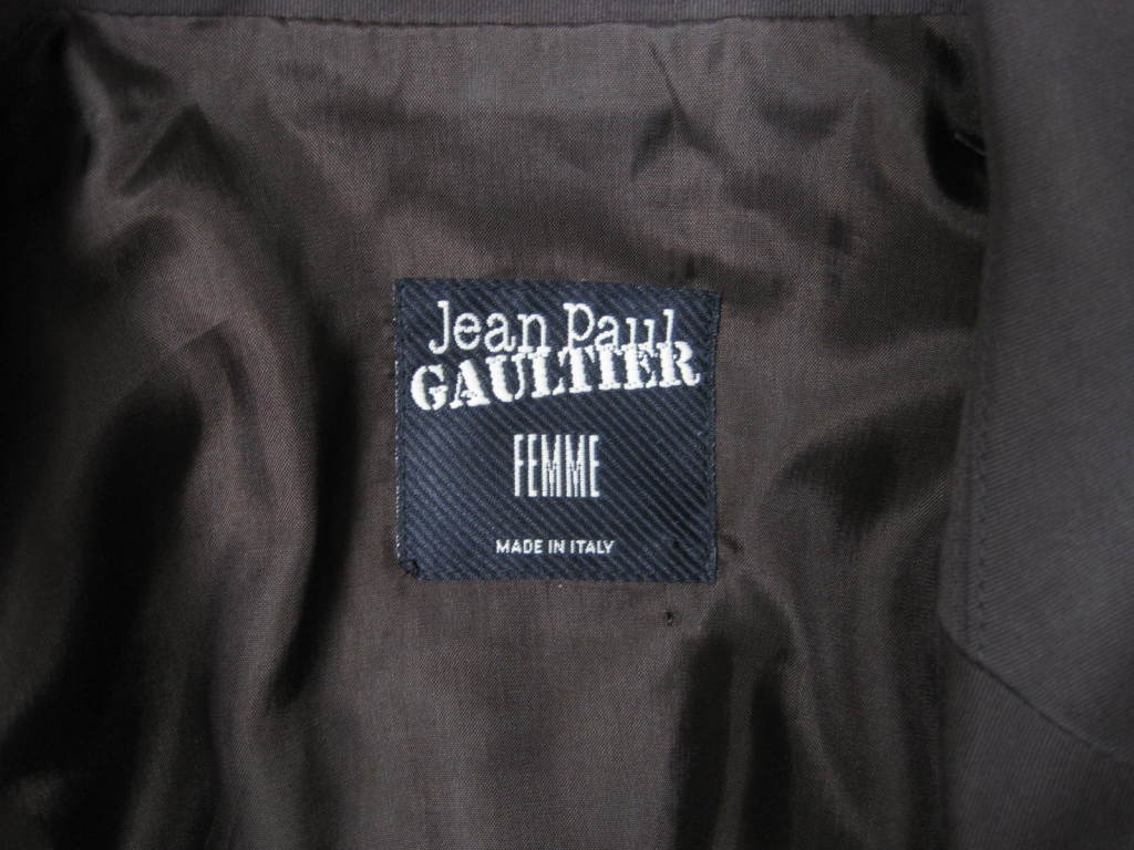 Jean Paul Gaultier Military-Inspired Trouser Suit For Sale 5