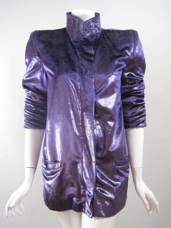 1980's Krizia Purple Jacket 6