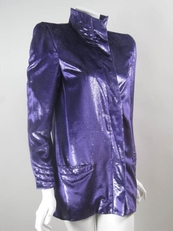 Women's 1980's Krizia Purple Jacket