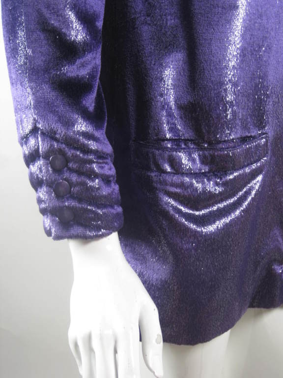 1980's Krizia Purple Jacket 4