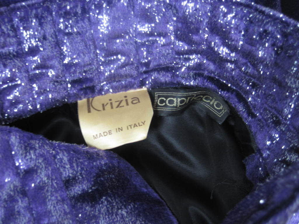 1980's Krizia Purple Jacket 5