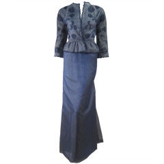 Rare Sybil Connolly Evening Ensemble