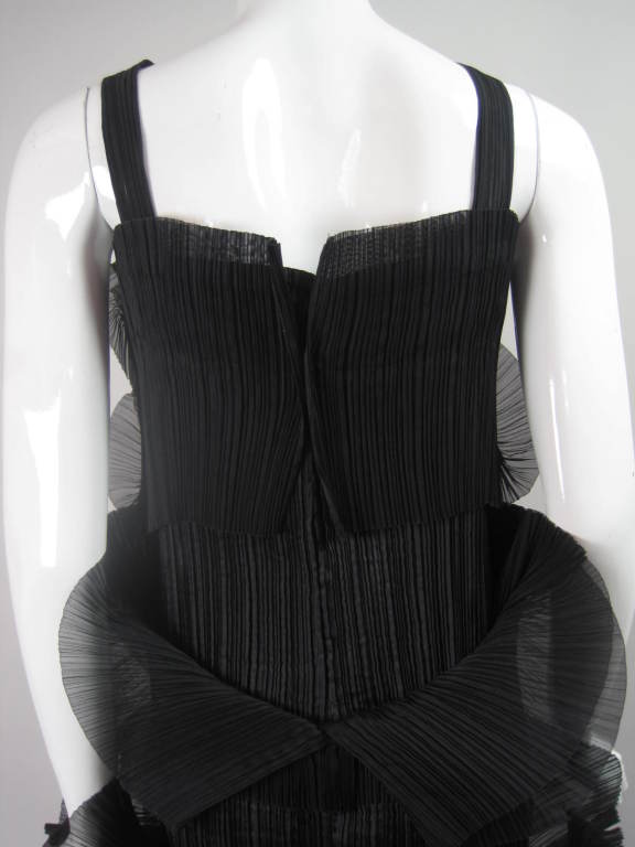 Issey Miyake Sculptural Pleated Dress at 1stDibs