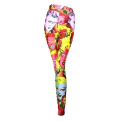 Iconic 1990's Multicolored Versace Leggings