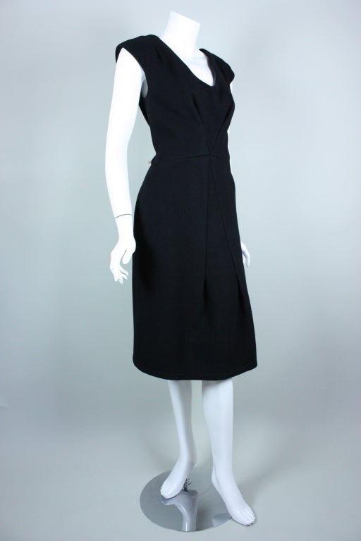 Marc Jacobs Black Cashmere Dress In Excellent Condition For Sale In Los Angeles, CA