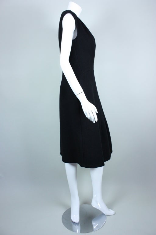 Women's Marc Jacobs Black Cashmere Dress For Sale