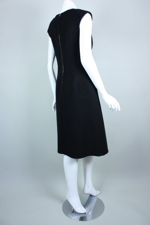 Marc Jacobs Black Cashmere Dress For Sale 1