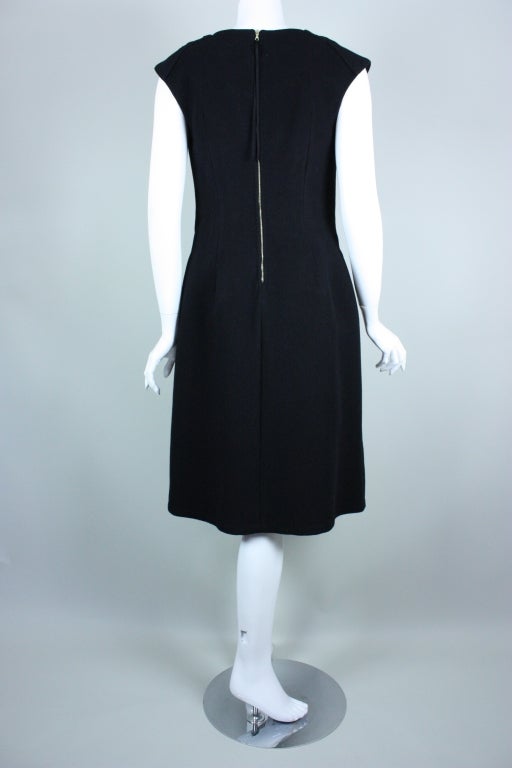 Marc Jacobs Black Cashmere Dress For Sale 2
