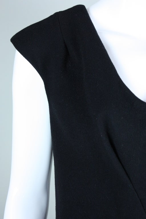 Marc Jacobs Black Cashmere Dress For Sale 4