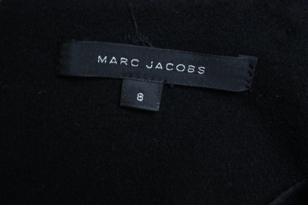 Marc Jacobs Black Cashmere Dress For Sale 6